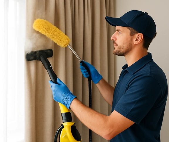 Trusted drapes cleaning technician Matty Curtain Cleaning lake-gardens-vic QLD