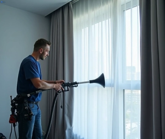 Professional drapes cleaning process tools Matty Curtain Cleaning lake-gardens-vic